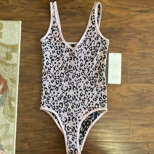 Pink Cheetah Body Suit